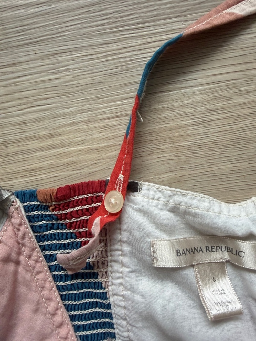 BANANA REPUBLIC - MIDI DRESS - SIZE 6 - COTTON AND SILK - Picture 4 of 7